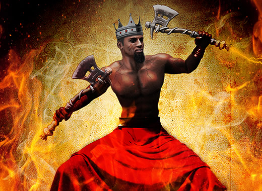 the Yoruba Orishia Shango
